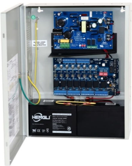 Picture of Altronix ACM Series Access Power Controllers with 8 Fused Outputs Power Supply/Chargers, 12/24 VDC, 4/3 Amps (Pack of 1)