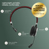 Picture of Jabra Evolve 65 SE Link380a UC Mono Stand- Bluetooth Headset with Noise-Cancelling Microphone, Long-Lasting Battery and Dual Connectivity - Works with All Other Platforms - Black