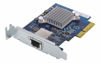 Picture of QNAP QXG-10G1T Single-Port (10Gbase-T) 10GbE Network Expansion Card, PCIe Gen3 X4, Low-Profile Bracket Pre-Loaded, Low-Profile Flat and Full-Height Brackets are Included