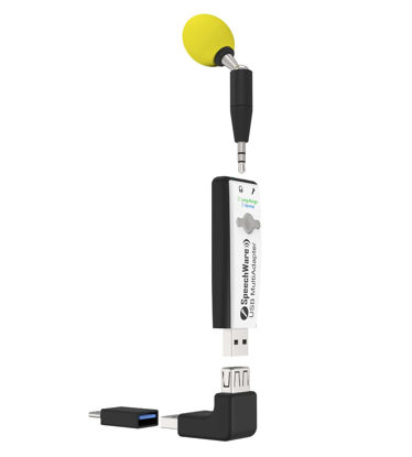 Picture of SpeechWare UTM USB TravelMike High Sensitive Noise Cancelling Desktop Microphone with USB Interface (2nd Gen.)