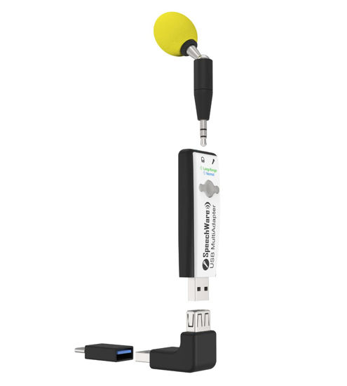 Picture of SpeechWare UTM USB TravelMike High Sensitive Noise Cancelling Desktop Microphone with USB Interface (2nd Gen.)