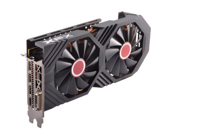 Picture of XFX Radeon RX 580 GTS Black Edition 1405MHz OC+, 8gb 256bit GDDR5, DX12 VR Ready, Double Dissipation, Dual BIOS, 3xDP HDMI DVI, PCI-E AMD Graphics Card (RX-580P828D6)