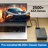 Picture of Kinhank 12tb Retro Game Hard Drive Disk with 96000+ Games, Retro Game Consoles Compatible with 400+ Emulators, Portable Game Hard Drive Disk Compatible with Win 7/8/10/11