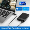 Picture of Kinhank 12tb Retro Game Hard Drive Disk with 96000+ Games, Retro Game Consoles Compatible with 400+ Emulators, Portable Game Hard Drive Disk Compatible with Win 7/8/10/11
