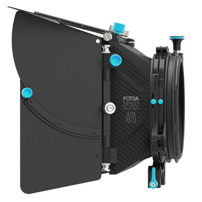 Picture of FocusFoto FOTGA DP500 Mark III Professional Metal DSLR Swing-away Matte Box Sunshade with Filter Trays for 15mm Rail Rod Rig System 5D2 5D3 A9 A7 A7R A7S II D850 GH4 GH5 BMPCC BMCC Cine Video Camera