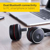 Picture of Jabra Evolve 75 MS Wireless Headset, Stereo - Includes Link 370 USB Adapter - Bluetooth Headset with World-Class Speakers, Active Noise-Cancelling Microphone, All Day Battery