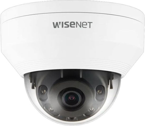 Picture of HANWHA | QNV-8010R | 5 MP Network IR Vandal Resistant Dome Camera with 2.8mm Fixed Lens, IP66, IK10 Weatherproof, RJ45 Connection