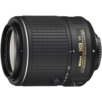 Picture of NIKON AF-S DX NIKKOR 55-200mm f/4-5.6G ED VR II Lens - White Box (New)