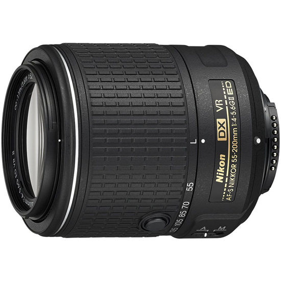 Picture of NIKON AF-S DX NIKKOR 55-200mm f/4-5.6G ED VR II Lens - White Box (New)