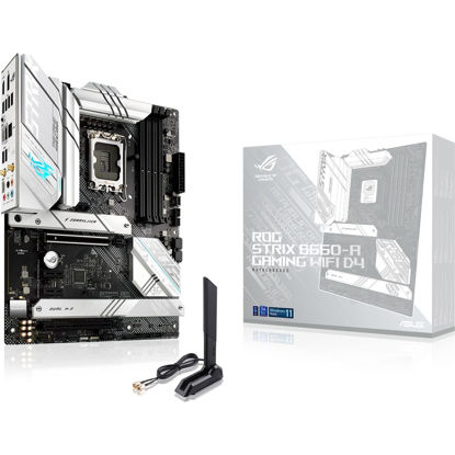 Picture of ASUS ROG Strix B660-A WiFi D4 LGA 1700(Intel 12th Gen) ATX Gaming Motherboard(PCIe 5.0,12+1 Power Stages,WiFi 6, 2.5 Gb LAN, 3xM.2 Slots,PCIe 4.0 NVMe® SSD Support, USB 3.2 Gen 2x2 Type-C)