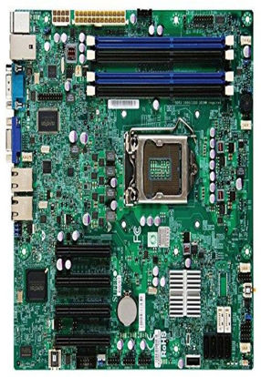 Picture of SUPERMICRO MBD-X9SCM-F-O LGA 1155 Intel C204 Micro ATX Intel Xeon E3 Server Motherboard