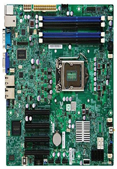 Picture of SUPERMICRO MBD-X9SCM-F-O LGA 1155 Intel C204 Micro ATX Intel Xeon E3 Server Motherboard
