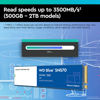 Picture of Western Digital 2TB WD Blue SN570 NVMe Internal Solid State Drive SSD - Gen3 x4 PCIe 8Gb/s, M.2 2280, Up to 3,500 MB/s - WDS200T3B0C
