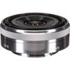Picture of Sony E 16mm f/2.8 Lens Silver SEL16F28, Filter Kit, Cap Keeper, Cleaning Kit, and More