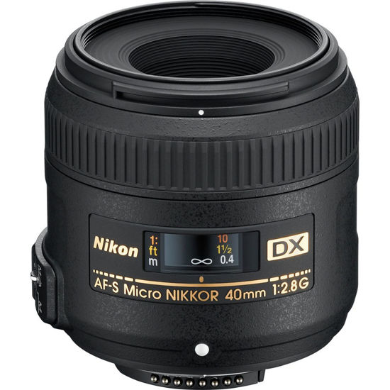 Picture of Nikon AF-S DX Micro-NIKKOR 40mm f/2.8G Close-up Lens for Nikon DSLR Cameras