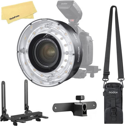 Picture of Godox R200 Macro Ring Flash Head for Godox AD200 Pro Godox AD200 Pocket Flash,5800±200K 200Ws High Power for Outdoor Portrait Shooting Wedding Shooting,Fashion Photography,Jewelry Photography,Ect