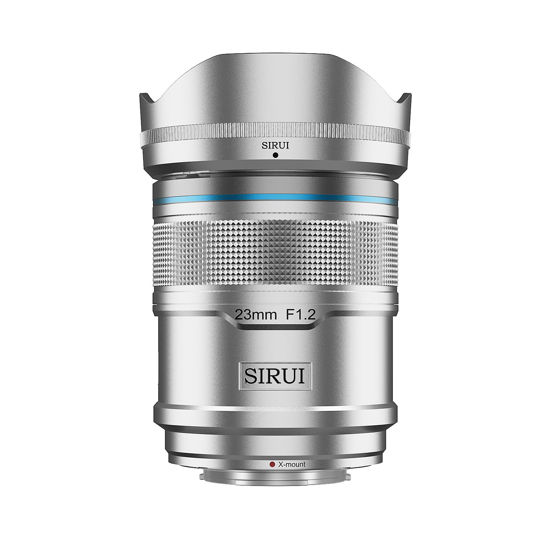 Picture of SIRUI Sniper 23mm Autofocus Lens, F1.2 Wide Angle APS-C Camera Lens (X Mount, Silver)