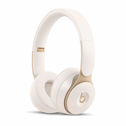 Picture of Beats Solo Pro Wireless Noise Cancelling On-Ear Headphones - Apple H1 Headphone Chip, Class 1 Bluetooth, 22 Hours of Listening Time, Built-in Microphone - Ivory