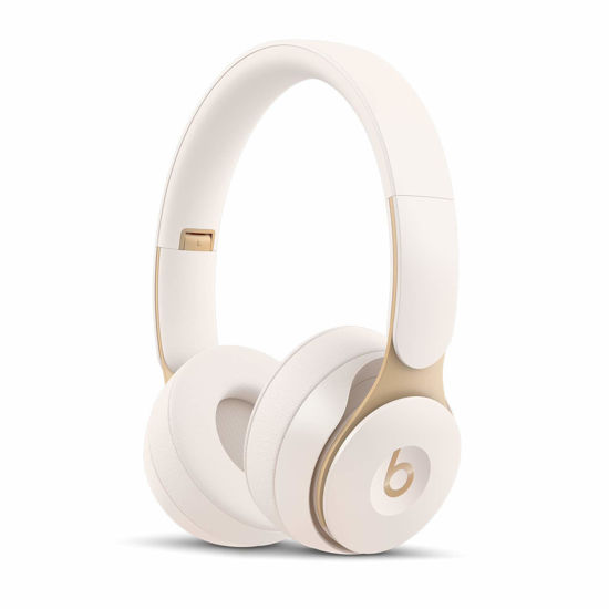 Picture of Beats Solo Pro Wireless Noise Cancelling On-Ear Headphones - Apple H1 Headphone Chip, Class 1 Bluetooth, 22 Hours of Listening Time, Built-in Microphone - Ivory