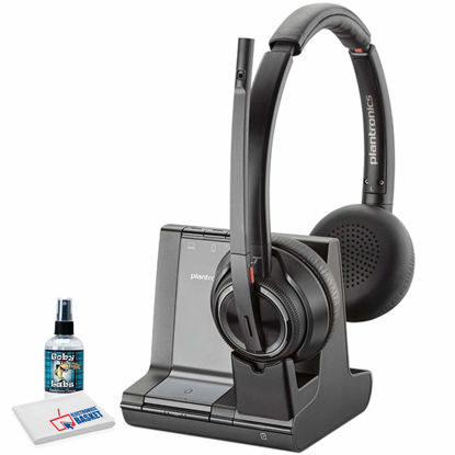 Picture of Plantronics Savi 8220 Wireless DECT Headset System 207325-01 with Cleaning Set