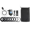 Picture of Flashpoint MF-R76 TTL Macro Ring Flash for Sony Camera, Power Adjustment, 0.1-1s Recycle Time, 76Ws Macro Flash Ring Powered by 7.2V/3000mAh Rechargeable Li-Ion Battery, 550 Full-Power Flashes