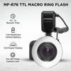 Picture of Flashpoint MF-R76 TTL Macro Ring Flash for Sony Camera, Power Adjustment, 0.1-1s Recycle Time, 76Ws Macro Flash Ring Powered by 7.2V/3000mAh Rechargeable Li-Ion Battery, 550 Full-Power Flashes