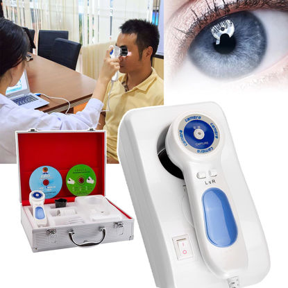 Picture of Multi-Function Iris Analyzer Iridology Camera, Usb Computer-Specific Iris Analysis Camera, With Aluminum Box + Hd 13 Million Pixel + Iris Analysis Software, For Beauty Salon, Spa