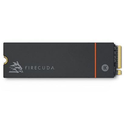 Picture of Seagate FireCuda 530 2TB Internal Solid State Drive - M.2 PCIe Gen4 ×4 NVMe 1.4, PS5 SSD, 3D TLC NAND, 2550 TBW, 1.8M MTBF, Heatsink, Rescue Services (ZP2000GM3A023)