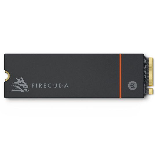 Picture of Seagate FireCuda 530 2TB Internal Solid State Drive - M.2 PCIe Gen4 ×4 NVMe 1.4, PS5 SSD, 3D TLC NAND, 2550 TBW, 1.8M MTBF, Heatsink, Rescue Services (ZP2000GM3A023)