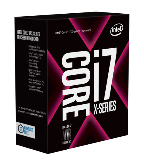 Picture of Intel Core i7-7740X X-Series Processor 4 Cores up to 4.50GHz Turbo Unlocked FCLGA2066 X299 Series 112W