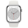 Picture of Apple Watch Series 8 (GPS + Cellular, 45MM) - Silver Aluminum Case with M/L White Sport Band (Renewed Premium)