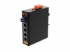 Picture of Networx Industrial Gigabit Ethernet Fiber Media Converter - 1000Base-LX - LC Multimode, 550m, 850nm, 4 Port
