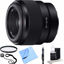Picture of Sony FE 50mm F1.8 Full-frame Prime E-Mount Lens SEL50F18F Bundle with 49mm Multicoated UV Protective Filter, Lens Cleaning Pen and Accessories (5 Items)