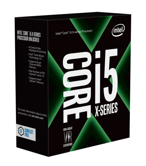 Picture of Intel Core i5-7640X X-Series Processor 4 Cores up to 4.2 GHz Turbo Unlocked LGA2066 X299 Series 112W