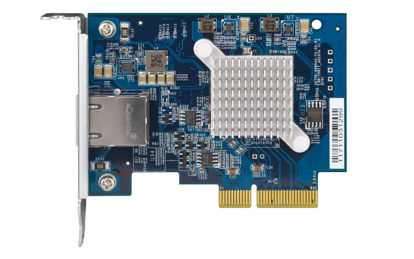 Picture of QXG-10G2T Dual 10GbE Port, Supports up to Five speeds (10G / 5G / 2.5G / 1G / 100M), and maximizes Your NAS Network connectivity.