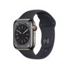 Picture of Apple Watch Series 8 (GPS + Cellular, 41MM) Graphite Stainless Steel Case with Midnight Sport Band, M/L (Renewed Premium)