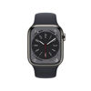 Picture of Apple Watch Series 8 (GPS + Cellular, 41MM) Graphite Stainless Steel Case with Midnight Sport Band, M/L (Renewed Premium)