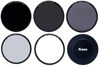 Picture of Kase Skyeye 77mm Magnetic Pro 4 Filter ND Set MC Optical Glass Incl CPL, ND8, ND64, ND1000, Lens Cap, Case & Adapter 77
