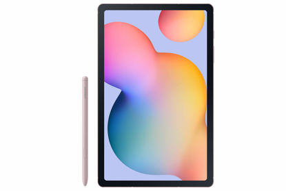 Picture of SAMSUNG Galaxy Tab S6 Lite 10.4” 128GB Android Tablet w/ Long Lasting Battery, S Pen Included, Slim Metal Design, AKG Dual Speakers, US Version, Chiffon Rose (Renewed)