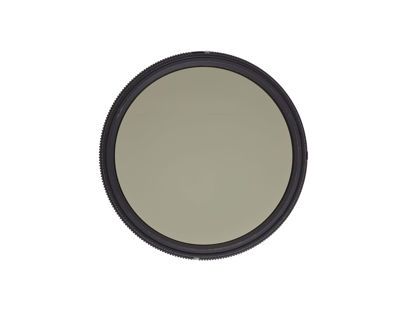 Picture of Heliopan 72mm Variable Gray Neutral Density Filter (707290) with Specialty Schott Glass in Floating Brass Ring