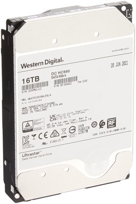 Picture of Western Digital HDD 16TB WD Ultrastar DC HC550 Data Center 3.5" Internal Hard Drive WUH721816ALE6L4