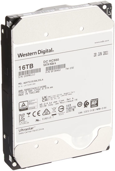 Picture of Western Digital HDD 16TB WD Ultrastar DC HC550 Data Center 3.5" Internal Hard Drive WUH721816ALE6L4