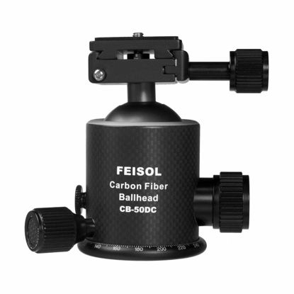 Picture of Feisol CB-50DC Carbon Fiber Ball Head with Release Plate QP-144750