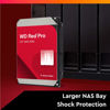 Picture of Western Digital 12TB WD Red Pro NAS Internal Hard Drive HDD - 7200 RPM, SATA 6 Gb/s, CMR, 512 MB Cache, 3.5" - WD122KFBX