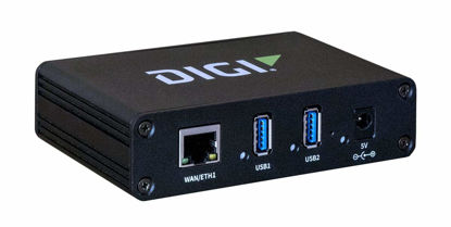 Picture of DIGI AW02-G300 Ethernet to USB Adapter, AnywhereUSB 2 Plus; Dual USB 3.1 Gen 1 Ports, Single 10M/100M/1G Ethernet, 5VDC