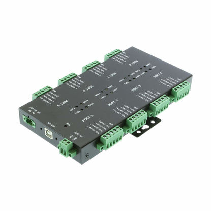 Picture of Coolgear USB2 to 8-Port RS232-422-485 Serial TB Adapter Isolation | Surge