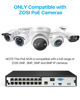 Picture of ZOSI 4K 16 Channel PoE NVR with 4TB Hard Drive, 16CH 8MP Network Video Surveillance NVR Recorder for 24/7 Recording, Only Work with ZOSI 4K/5MP/4MP/3MP PoE IP Camera (Model:C182,C225,C105,C429,C261)