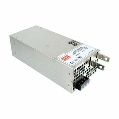 Picture of Mean Well RSP-1500-24 Enclosed Switching AC-to-DC Power Supply, Single Output, 24V, 0-63A, 1512W, 3.3" H x 5.0" W x 10.9" L