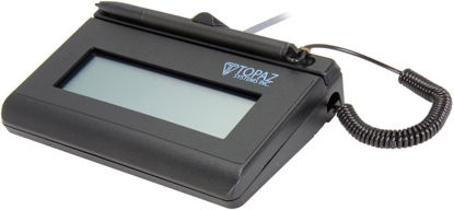Picture of Topaz T-LBK460-BSB-R SigLite LCD 1x5 Signature Capture Pad - Virtual Serial via USB