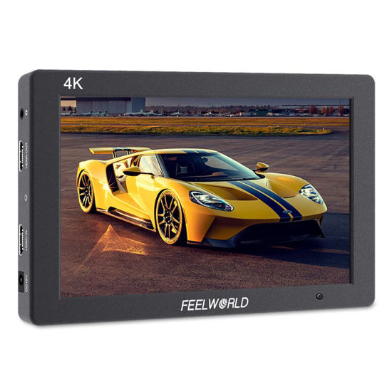 Picture of FEELWORLD T7 Plus 7 Inch Camera Field Monitor 4K HDMI DSLR Field Monitors Screen with HD Video Assist 3D LUT On Camera Monitor for Film Video Making Rig Use Rugged Aluminum Housing Sunshade and Mount